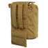 The Condor Roll-Up Utility Pouch in MultiCam features two vertical MOLLE straps with snap buttons on the back, allowing secure attachment to gear or backpacks.