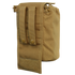 The Condor Roll-Up Utility Pouch in MultiCam features two vertical MOLLE straps with snap buttons on the back, allowing secure attachment to gear or backpacks.