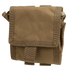 The Condor Roll-Up Utility Pouch is a tan, durable fabric pouch with reinforced stitching and a hook-and-loop front flap—perfect for military or law enforcement use.