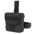The Condor Drop Leg Dump Pouch is a black tactical pouch with a flap closure, adjustable straps, and MOLLE webbing—perfect for EDC or bushcraft and designed for secure attachment to gear or belts.