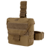 The Condor Drop Leg Dump Pouch features a flap closure, adjustable strap, and MOLLE webbing for easy attachment to gear or belts.