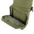 A close-up of the Condor H2O Pouch in MultiCam, made from durable fabric with a zippered opening, reveals its spacious interior—perfect for bushcraft or military applications.