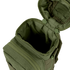 The Condor H2O Pouch is shown in green with its zippered main compartment open to reveal the empty interior. External webbing is visible on the pouch.