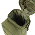 The Condor H2O Pouch in MultiCam is a tactical pouch featuring a zippered main compartment and visible internal lining, perfect for shooting range or law enforcement use.