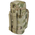 The Condor H2O Pouch - MultiCam is a tactical pouch with MOLLE webbing and dual zipper pulls, designed for carrying bottles or gear in a camouflage pattern.