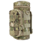 The Condor H2O Pouch in MultiCam features a camouflage design, zippered compartment, MOLLE webbing, and a carrying handle.