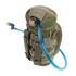 The Condor H2O Pouch - Scorpion OCP features a camouflage design, blue drinking tube, and gray straps, ideal for outdoor or military use.