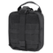The Condor Rip-Away EMT Pouch is a black tactical pouch featuring a top handle, front buckle strap, and front MOLLE webbing for modular attachments.