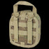 The Condor Rip-Away EMT Pouch - MultiCam is a compact tactical pouch with a handle, two vertical straps on the back, and MOLLE webbing for easy attachment to your gear.