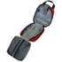 The Condor Rip-Away EMT Pouch in MultiCam is open, showing gray interior compartments, elastic straps, and a zippered mesh pocket—ideal for organizing bushcraft tools or shooting range essentials.