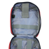 The Condor Rip-Away EMT Pouch features a light gray interior, multiple elastic straps, and loops for organizing small items in an open, empty zippered pouch.