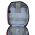 The Condor Rip-Away EMT Pouch features a light gray interior, multiple elastic straps, and loops for organizing small items in an open, empty zippered pouch.