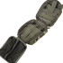A top view of the Condor Rip-Away EMT Pouch in Scorpion OCP, featuring an open design with internal mesh pocket, elastic straps, and a zippered closure.