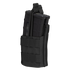 The Condor Single Stacker M4 Mag Pouch holds two rifle magazines with elastic retention cords and features MOLLE webbing on the front and sides.