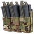 The Condor Triple Stacker M4 Mag Pouch in Scorpion OCP securely holds three rifle magazines with adjustable straps for a reliable fit.