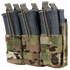 The Condor Triple Stacker M4 Mag Pouch in Scorpion OCP securely holds three rifle magazines with adjustable straps for a reliable fit.