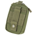 The Condor i-Pouch - Scorpion OCP is a compact tactical pouch with a front strap and snap button, featuring MOLLE webbing for secure attachment—perfect for military or law enforcement use.