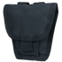 The Condor Handcuff Pouch is a black nylon case with a flap cover and reinforced stitching, designed for securely carrying handcuffs or small tools.