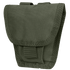 The Condor Handcuff Pouch is an olive green tactical pouch with a flap cover and reinforced stitching, ideal for carrying handcuffs or small gear.