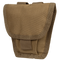 The Condor Handcuff Pouch is a tan tactical pouch made of durable fabric with reinforced stitching and a flap closure, designed for securely carrying handcuffs or small accessories.