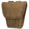 The Condor Handcuff Pouch is a tan tactical pouch made of durable fabric with reinforced stitching and a flap closure, designed for securely carrying handcuffs or small accessories.