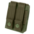 The Condor EMT Glove Pouch is a green tactical pouch with two vertical straps and snap button closures on the back, designed for attachment to gear or belts.