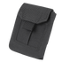 The Condor EMT Glove Pouch is a black nylon pouch with a flap cover and hook-and-loop closure, designed for carrying gloves or small accessories.
