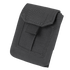 The Condor EMT Glove Pouch is a black, rectangular nylon pouch with a flap closure and rear belt loop—ideal for carrying first responder essentials.