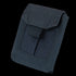 The Condor EMT Glove Pouch is a black, rectangular nylon pouch with a flap and Velcro closure, designed for carrying gloves or small items—ideal for law enforcement or military personnel.