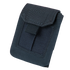 The Condor EMT Glove Pouch is a black, rectangular nylon pouch with a flap and Velcro closure, designed for carrying gloves or small items—ideal for law enforcement or military personnel.