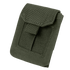 Condor EMT Glove Pouch in olive green features a durable fabric, flap closure, and front strap for secure storage.