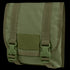 The Condor Large Utility Pouch in Olive Drab features two buckle closures, a front flap, and reinforced stitching—ideal for carrying gear or supplies.