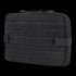The Condor T & T Pouch is a black tactical zippered pouch with front hook-and-loop panels and multiple rows of MOLLE webbing, ideal for EDC or first responder use.