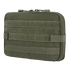 The Condor T & T Pouch features green MOLLE webbing on the front and a top zipper closure—ideal for EDC or organizing your gear at the shooting range.