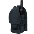 The Condor HHR Pouch is a black nylon flap-cover pouch designed to hold a handheld radio with antenna, ideal for bushcraft or law enforcement use.