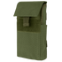 The Condor Shotgun Reload Pouch, in olive green, features a flap cover with hook-and-loop closure and is made of durable fabric. The pouch is shown against a plain white background.