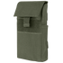 The Condor Shotgun Reload Pouch is a green tactical pouch made of durable fabric, featuring a flap closure with hook-and-loop fastener and a pull tab.