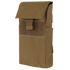 The Condor Shotgun Reload Pouch is a brown tactical pouch made of durable fabric, featuring a front flap closure with a hook-and-loop fastener.