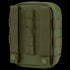 The Condor Sidekick Pouch is a compact olive green tactical pouch featuring MOLLE webbing and two snap-button straps on the back for easy attachment.