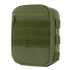 The Condor Sidekick Pouch is a compact olive drab tactical pouch with a zipper closure, front velcro strips, and side attachment straps.