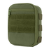 The Condor Sidekick Pouch is a compact olive drab tactical pouch with a zipper closure, front velcro strips, and side attachment straps.