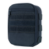 The Condor Sidekick Pouch is a compact black tactical pouch featuring a front zippered pocket, Velcro strips, and side MOLLE webbing for easy attachment.