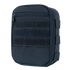 The Condor Sidekick Pouch is a compact black tactical pouch featuring a front zippered pocket, Velcro strips, and side MOLLE webbing for easy attachment.