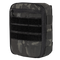 The Condor Sidekick Pouch in MultiCam Black features zipper closure, MOLLE webbing, and front Velcro strips for tactical use.
