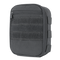 The Condor Sidekick Pouch | SALE is a compact, rectangular gray tactical pouch featuring a front zipper pocket, Velcro strips, and side MOLLE webbing—perfect for law enforcement or first responders.