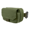 Olive drab Condor Digi Pouch | SALE, featuring a flap closure, zipper compartment, and adjustable strap with black buckle, set against a plain white background.