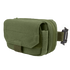 Olive drab Condor Digi Pouch | SALE, featuring a flap closure, zipper compartment, and adjustable strap with black buckle, set against a plain white background.
