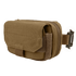 The Condor Digi Pouch is a compact brown tactical pouch with a flap closure, zipper compartment, and side strap with metal buckle—perfect for carrying shooting range essentials or everyday law enforcement gear.