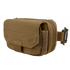 The Condor Digi Pouch is a compact brown tactical pouch with a flap closure, zipper compartment, and side strap with metal buckle—perfect for carrying shooting range essentials or everyday law enforcement gear.