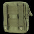 The Condor G.P. Pouch - Scorpion OCP features MOLLE straps and snap buttons on the back, allowing easy attachment to gear or backpacks for military or law enforcement use.